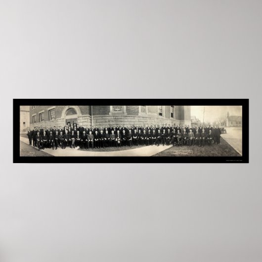 Evangelical Naperville Foto 1915 Poster (Voorkant)