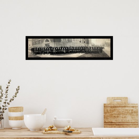 Evangelical Naperville Foto 1915 Poster (Keuken)