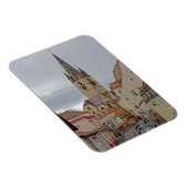 Evangelichal Cathedral Tower Sibiu Roemenië Magneet (Rechterzijde)