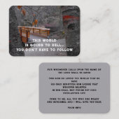 Evangelie Evangelisatie Uitnodigen Verlossing zakb Visitekaartje (Voorkant / Achterkant)