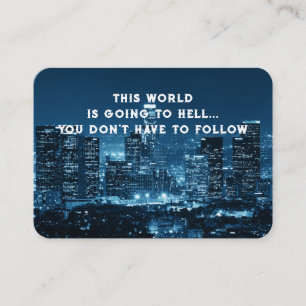 Evangelie Evangelisatie Uitnodigen Verlossing zakb Visitekaartje