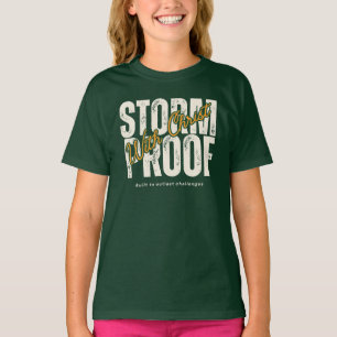 Evangelie geloof Jezus Christus Gebed Groen Grafis T-shirt