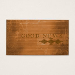 Evangelie Tract Plan van Verlossing Urban Contempo Visitekaartjes