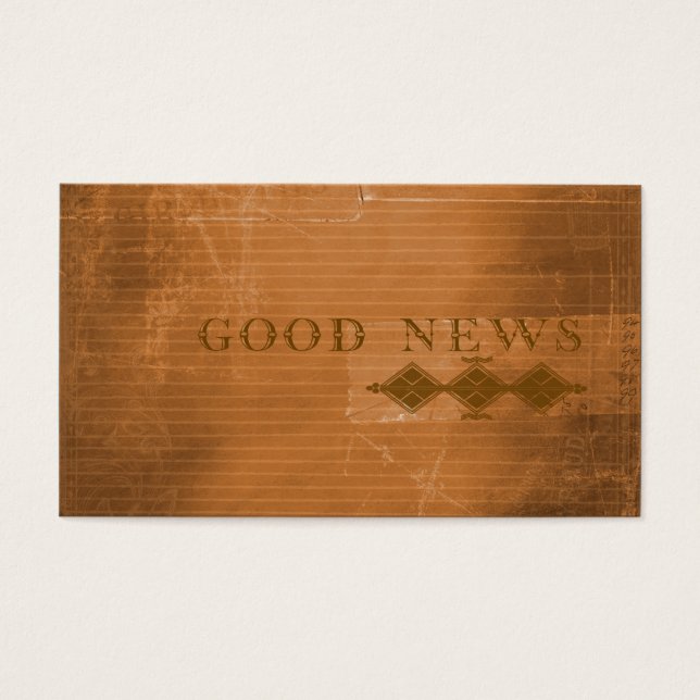 Evangelie Tract Plan van Verlossing Urban Contempo Visitekaartjes (Voorkant)