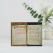 evangelie van de Sint-Sergius Radonezh Briefkaart (Staand voorkant)