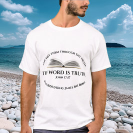 Evangelie van Johannes Bijbel Verse Woord van God T-shirt