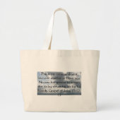 Evangelie van John 15:12-13 Grote Tote Bag (Voorkant)