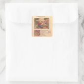 Evangelie van St. Matthew, boek I Vierkante Sticker (Tas)