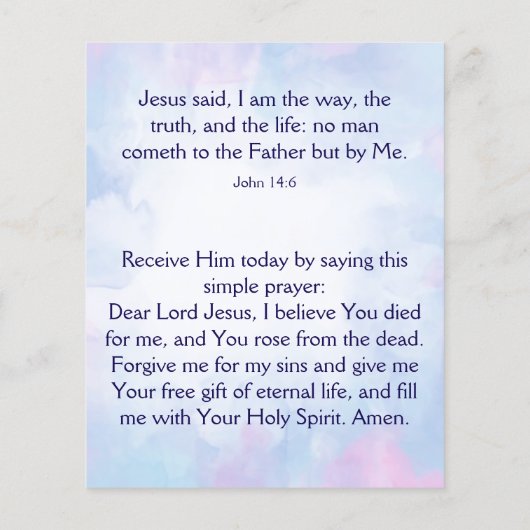 evangelietraject flyer (Achterkant)