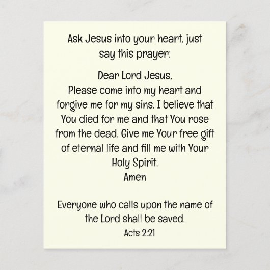 evangelietraject flyer (Achterkant)