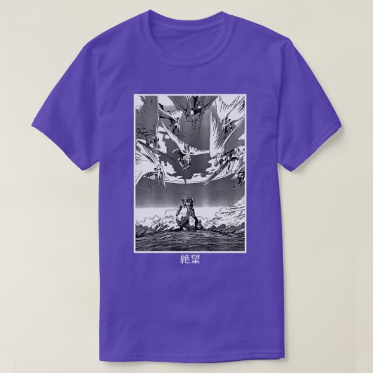 Evangelion Angel Attack T-shirt (Design voorkant)