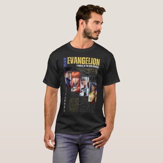 Evangelion Angels T-shirt (Voorkant volledig)