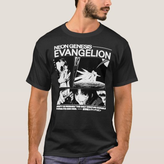 Evangelion - Anime Aesthetics Essential T-shirt (Voorkant)
