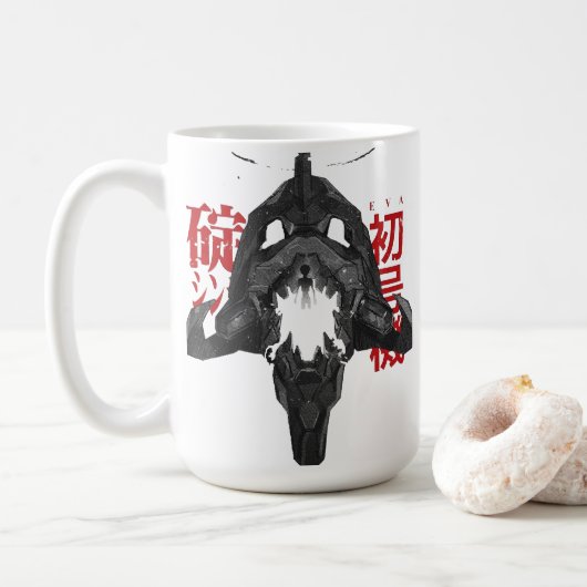 EVANGELION BERSERK UNIT 01 KOFFIEMOK (Met donut)