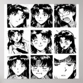 Evangelion Misato Poster (Voorkant)