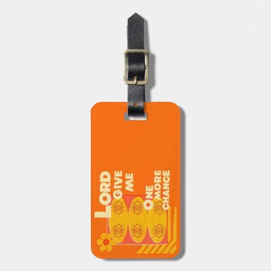 Evangelion over het retro-label bagagelabel (Voorkant verticaal)