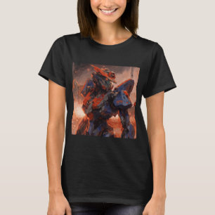 Evangelion van Michael Bay T-shirt