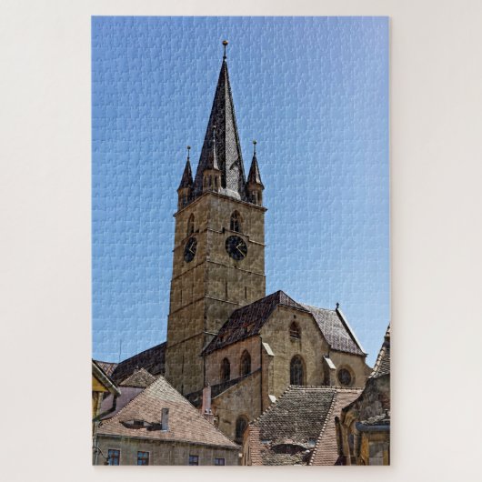 evangelische kirche sibiu hermannstadt legpuzzel (Verticaal)