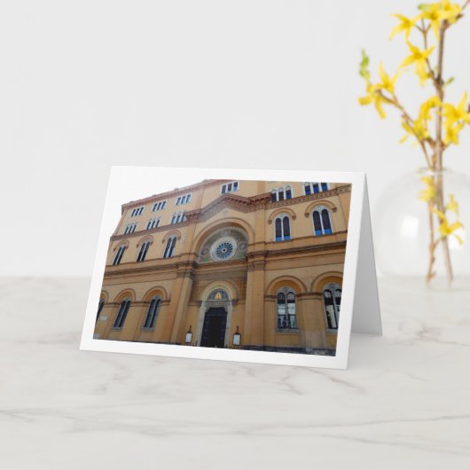 Evangelische Waalse Kerk, Rome, Italië Kaart (Gele Bloem)