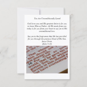 Evangelisme-kaart Kaart