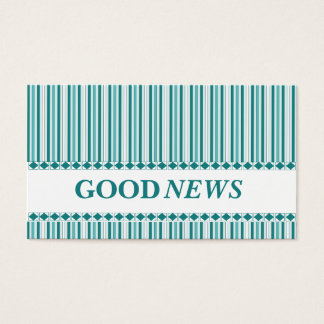 evangelplan voor de redding Evangelisme Blue 2 Visitekaartje