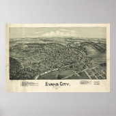 Evans City, Pennsylvania (1900) Poster (Voorkant)