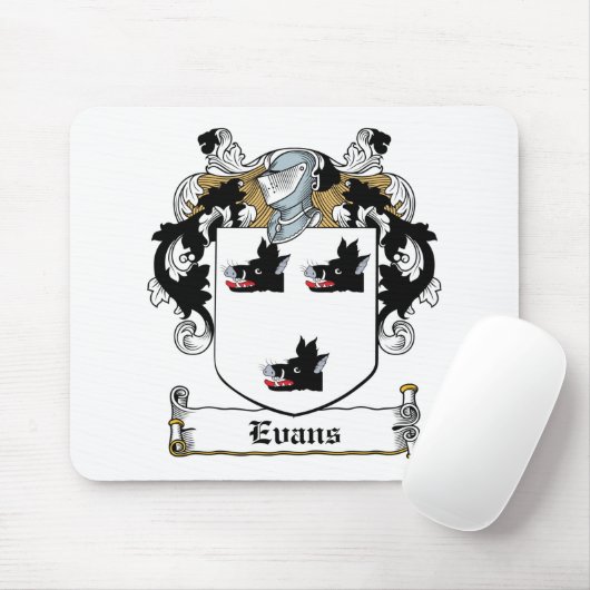 Evans Family Crest Muismat (Met muis)