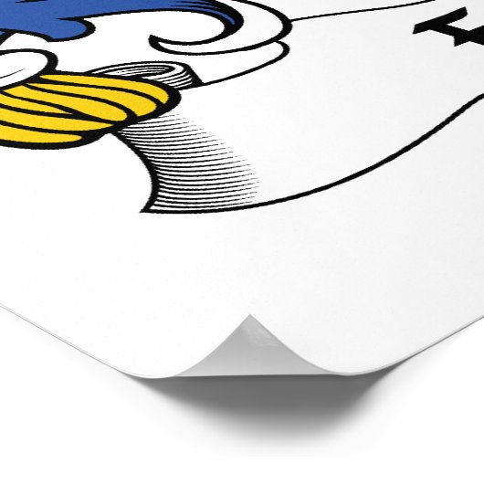 Evans Family Crest Poster (Hoek)