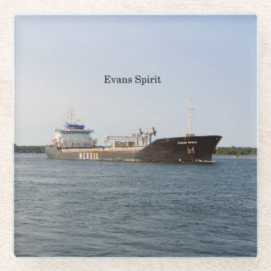 Evans onderzetter Gedistilleerd glas