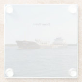 Evans onderzetter Gedistilleerd glas Glazen Onderzetter (Achterkant)