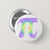 Evan's Pi #1 Ronde Button 5,7 Cm (Voorkant /achterkant)