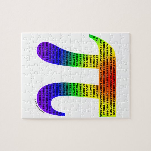 Evan's Pi #2 Legpuzzel (Horizontaal)