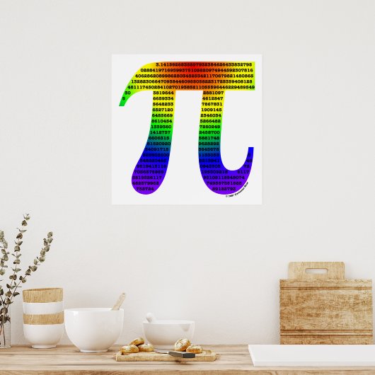 Evan's Pi #2 Poster (Keuken)