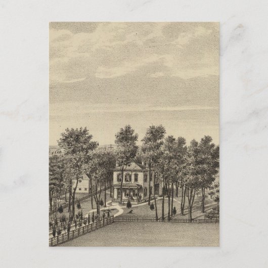 Evans Residence, Topeka, Kansas Briefkaart (Voorkant)