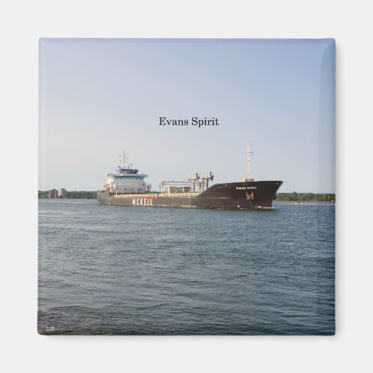 Evans Spirit magnet (Voorkant)