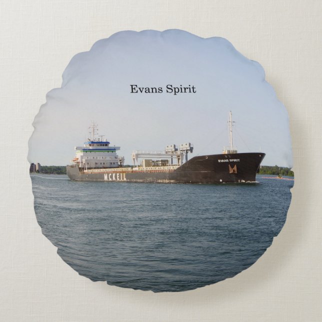 Evans Spirit ronde kussen (Voorkant)