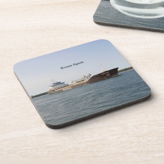 Evans Spirit set van 6 plastic onderzetters (Linkerzijde)