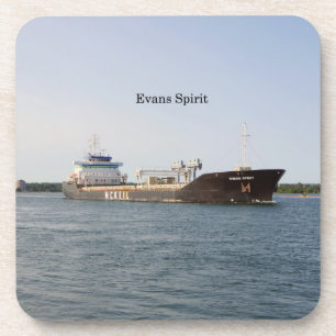 Evans Spirit set van 6 plastic onderzetters