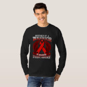 Evans Syndrome Awareness Brother Support Ribbon T-shirt (Voorkant volledig)