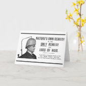 "Evans Vacuum Cap-advertentie" Groet Kaart (Gele Bloem)