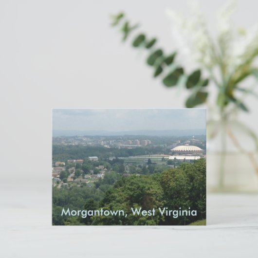 Evansdale Coliseum Morgantown WV Briefkaarten (Staand voorkant)