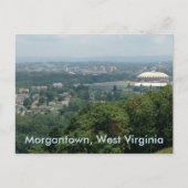Evansdale Coliseum Morgantown WV Briefkaarten (Voorkant)