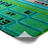 EVANSTON, IL  Map Poster (Hoek)