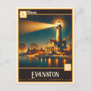 Evanston, Illinois    Briefkaart