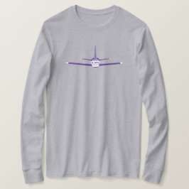 Evanston Illinois IL Vliegtuig Logo T-shirt