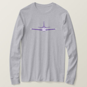 Evanston Illinois IL Vliegtuig Logo T-shirt