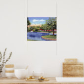 Evanston Illinois Lagoon Lake Front Park Poster (Keuken)