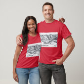 Evanston Illinois Oversized 2 T-shirt (Unisex)