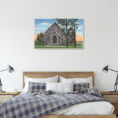 Evanston, WY - Sint-Mary Magdalene-Uitzicht Canvas Afdruk (Insitu (Slaapkamer))