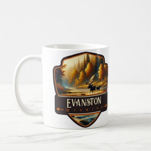 Evanston, Wyoming | Antiek Koffiemok (Links)
